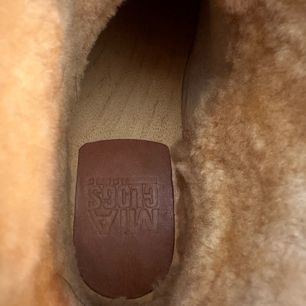 MIA Tan Ankle Boots with Shearling Lining - Picture 7 of 10